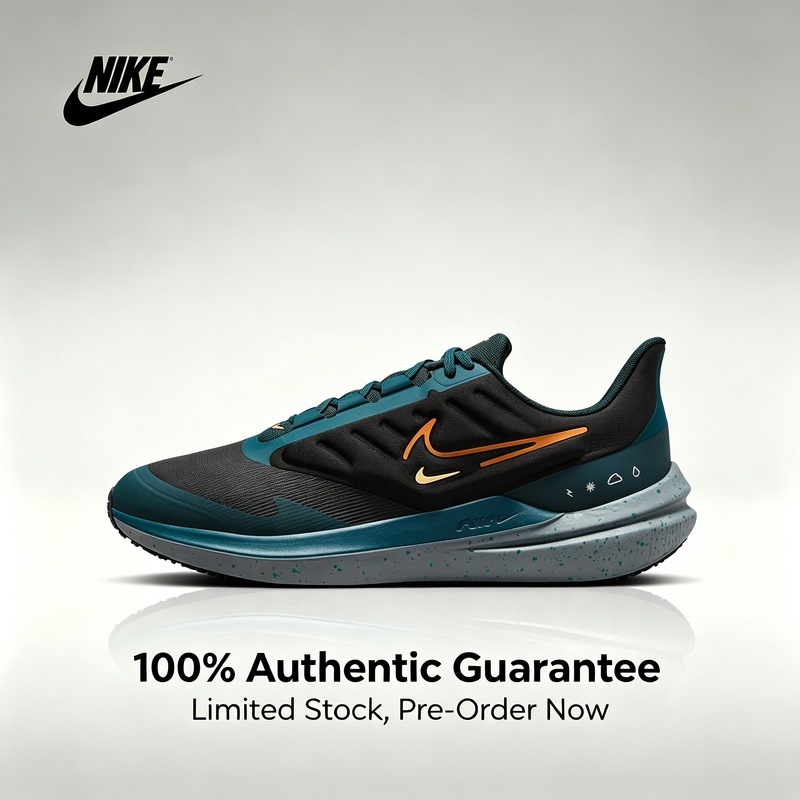Nike Shoes Air Max 270 - ナイキ エア ウィンフロ 9 メンズ用快適で多用途なローカットカジュアルシューズ、ブラック＆ブルー DM1106-002