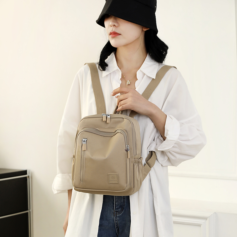 女性用バックパック,防水トラベルバッグ,ワンショルダーストラ - Canvas Backpack Casual のレビューと価格