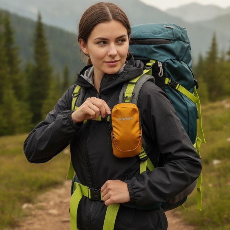 オールシーズン対応の屋外用アームバッグ。バックパックに取り付 - Hiking Backpack Waterproof のレビューと価格